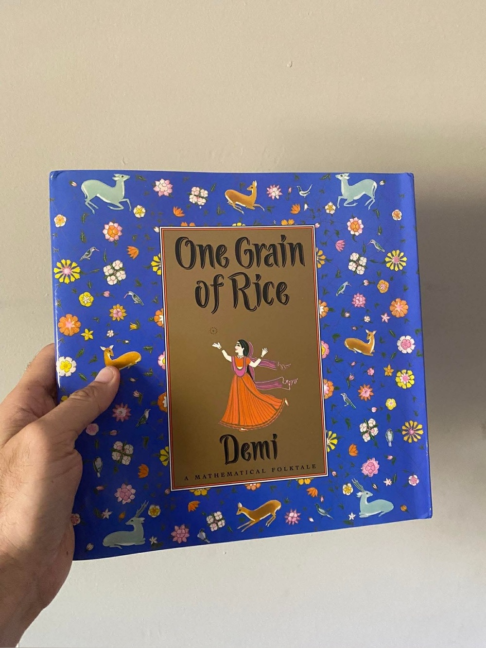 One Grain Of Rice: A Mathematical Folktale - Hardcover By Demi - VERY GOOD